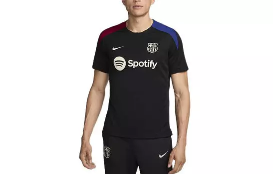 Футбольная майка мужская черная Nike, черный