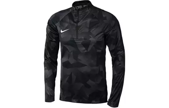 Футбольная майка мужская черная Nike, черный
