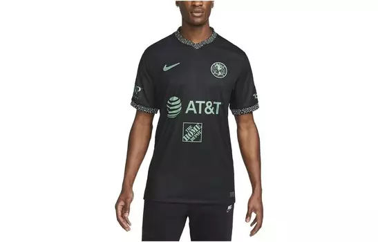 Футбольная майка мужская черная Nike, черный