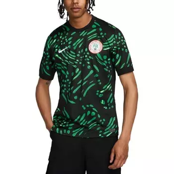 Футбольная майка мужская черная Nike, черный