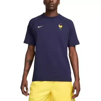 Футбольная майка мужская черная/синяя Nike, черный/синий