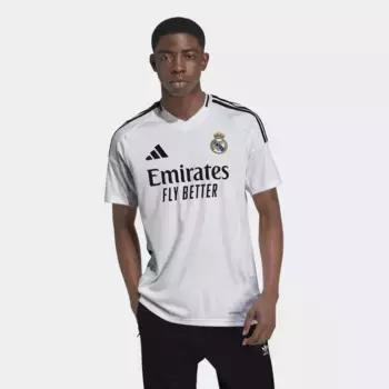 Футбольная майка мужская домашняя Real Madrid 24/25 Adidas, белый