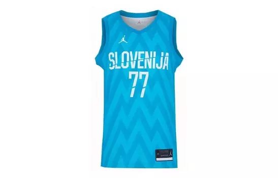 Футбольная майка мужская Jordan, цвет Neptune Blue (Team Edition)