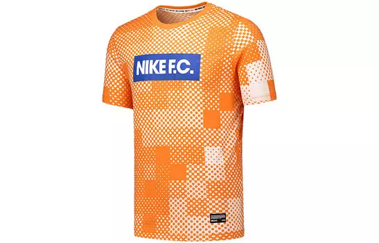 Футбольная майка мужская оранжевая Nike, оранжевый