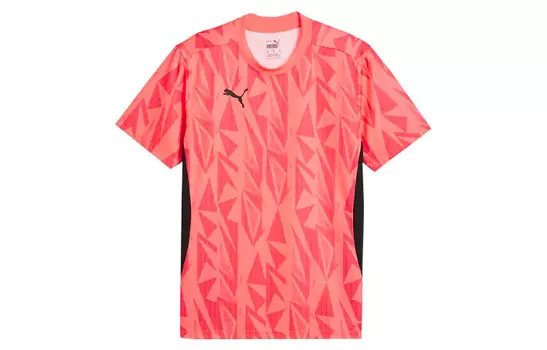Футбольная майка мужская персиково-розовая Puma, розовый