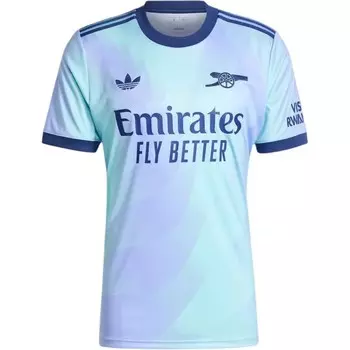 Футбольная майка мужская синяя Adidas Originals, синий