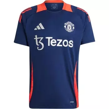 Футбольная майка мужская синяя Adidas, синий