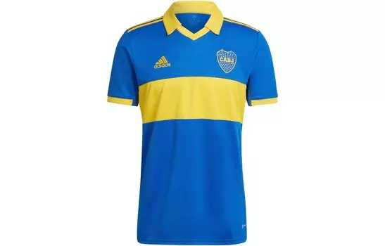Футбольная майка мужская синяя Adidas, синий