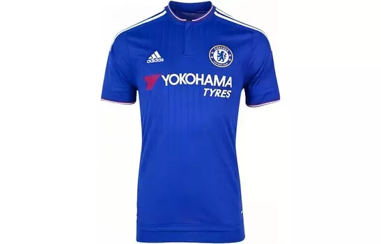 Футбольная майка мужская синяя Adidas, синий