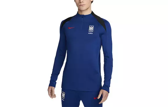 Футбольная майка мужская синяя Nike, синий