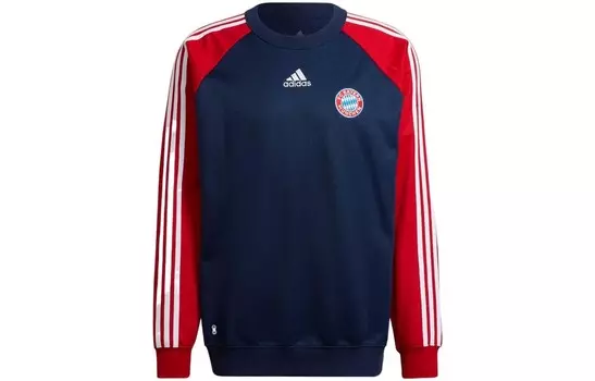 Футбольная майка мужская темно-синяя Adidas, синий