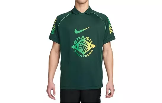 Футбольная майка мужская зеленая Nike, зеленый