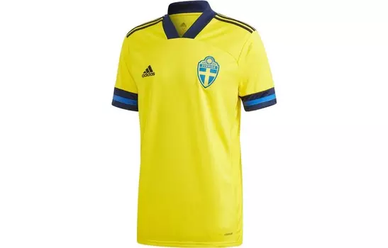 Футбольная майка мужская желтая Adidas, желтый