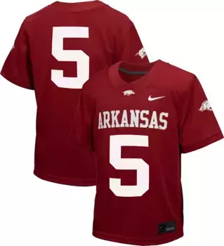 Футбольная майка Nike Toddler Arkansas Razorbacks #5 Cardinal Replica