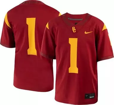 Футбольная майка Nike Youth USC Trojans #1 Cardinal Untouchable Game