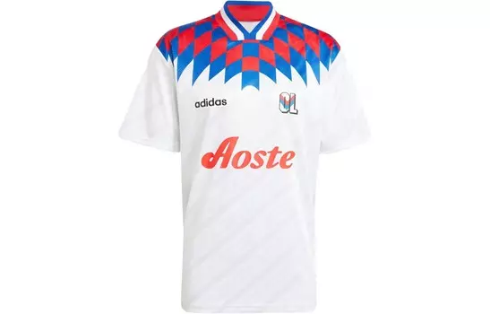 Футбольная майка Olympique Lyonnais белая мужская Adidas, белый