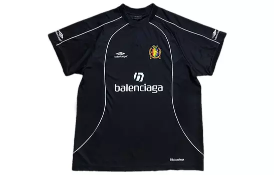 Футбольная майка унисекс Balenciaga, цвет Black