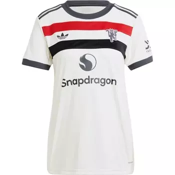 Футбольная майка женская серо-белая Adidas Originals