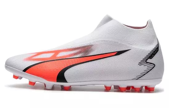 Футбольная обувь Puma Ultra Match Мужская, Белый/красный/и черный