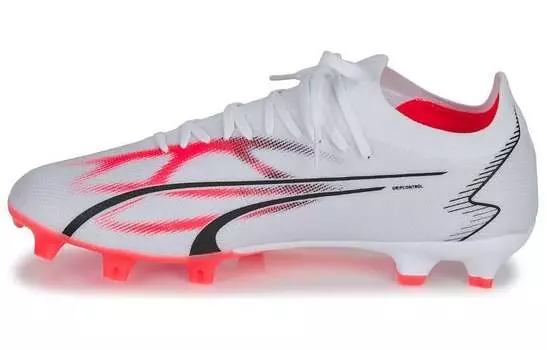 Футбольная обувь Puma Ultra Match Мужская, White/Orange