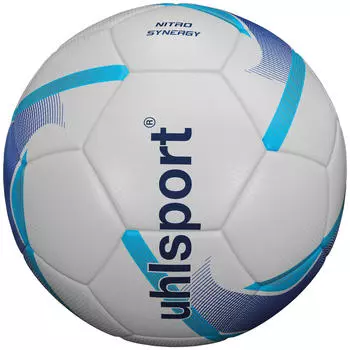 Футбол НИТРО СИНЕРГИЯ УХЛСПОРТ UHLSPORT, белый/белый/синий