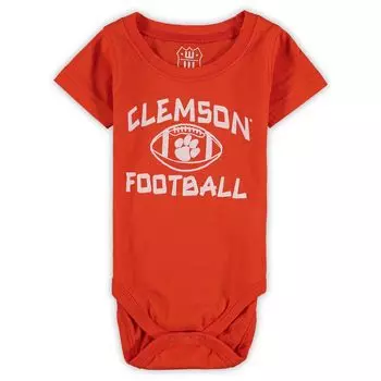 Футбольное боди Infant Wes & Willy Orange Clemson Tigers Unbranded