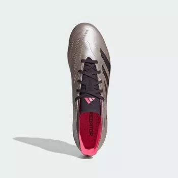 Футбольные бутсы Adidas, цвет grau/schwarz/lachsrosa