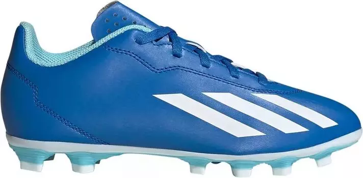 Футбольные бутсы Adidas Kids' X Crazyfast.4 FXG, синий/белый