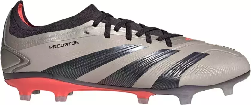 Футбольные бутсы Adidas Predator Pro FG, цвет Silver/Black
