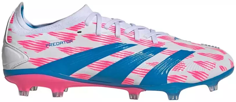 Футбольные бутсы Adidas Predator Pro FG, белый/синий