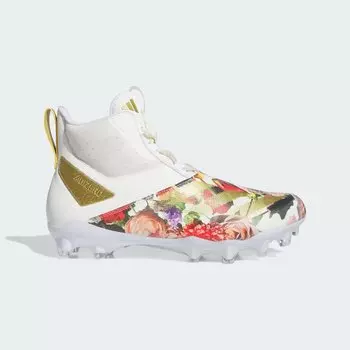 Футбольные бутсы Adizero Chaos Speed Coronation Adidas, цвет Off White/Gold Metallic/Cloud White