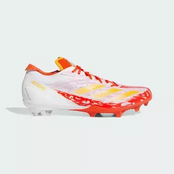 Футбольные бутсы Adizero Electric Speed Juice Adidas, цвет Cloud White/Collegiate Orange/Cloud White
