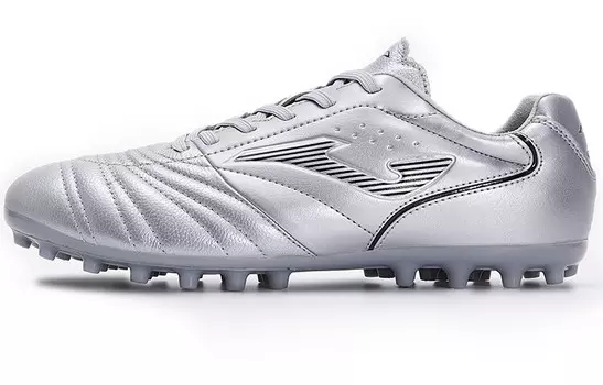 Футбольные бутсы Aguila мужские низкие серебристые Joma