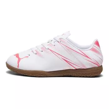 Футбольные бутсы Attacanto Kids Kids Low-top белые/красные Puma, красный