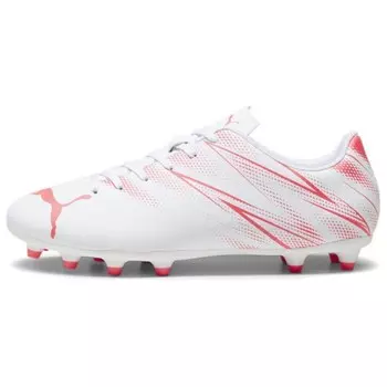 Футбольные бутсы Attacanto мужские низкие белые/красные Puma