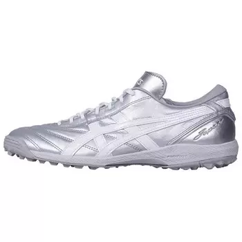 Футбольные бутсы C3 унисекс с низким верхом, серебристые Asics