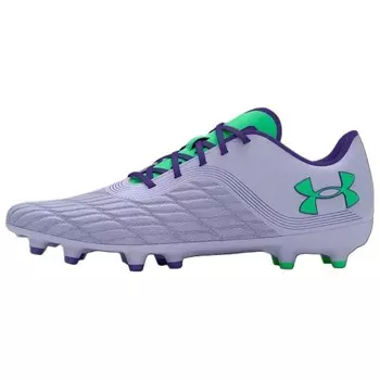Футбольные бутсы Clone Magnetico Pro унисекс с низким верхом сиреневого/зеленого цвета Under Armour