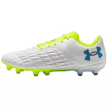 Футбольные бутсы Clone Magnetico Pro унисекс с низким верхом белого/синего цвета Under Armour