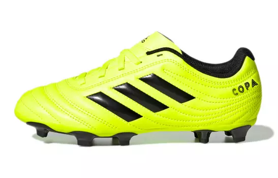 Футбольные бутсы Copa 19.4 Kids Kids Low-top Neon Yellow Adidas