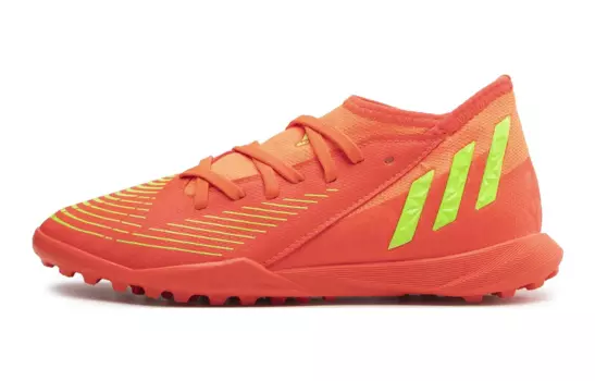 Футбольные бутсы детские серии PREDATOR, низкие, красные/зеленые Adidas