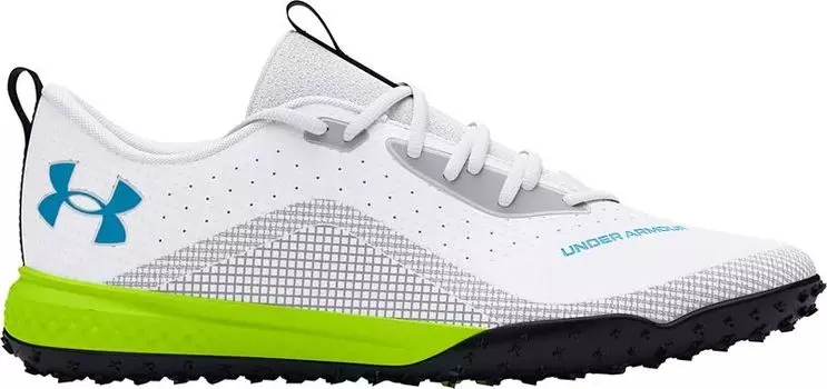 Футбольные бутсы для газона Under Armour Shadow 2.0, белый/желтый