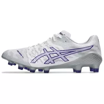 Футбольные бутсы DS LIGHT ACROS 3 мужские низкие белые/фиолетовые Asics