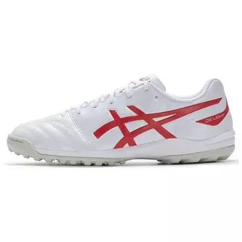 Футбольные бутсы DS LIGHT мужские низкие белые/красные Asics