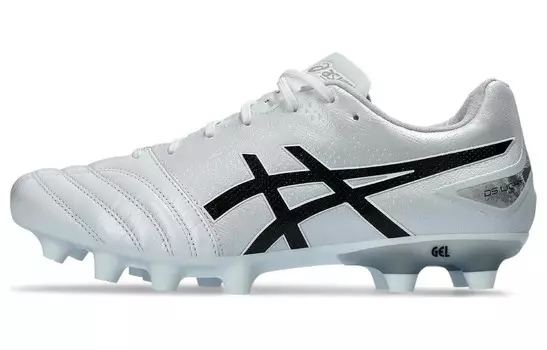 Футбольные бутсы DS LIGHT унисекс с низким верхом белый/черный Asics