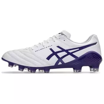 Футбольные бутсы DS LIGHT X-FLY 5 мужские низкие белые/фиолетовые Asics
