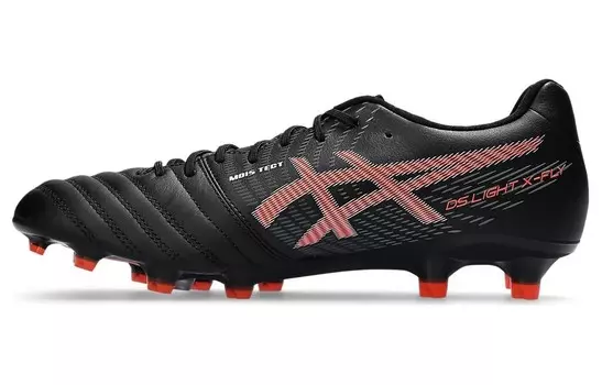 Футбольные бутсы DS Light X-FLY Pro 2 мужские низкие черные/красные Asics