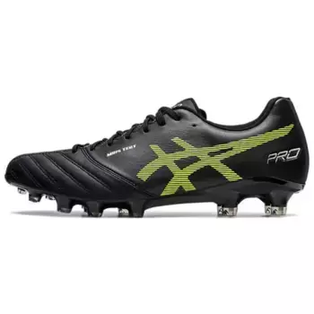 Футбольные бутсы DS LIGHT X-FLY PRO мужские низкие черные/желтые Asics