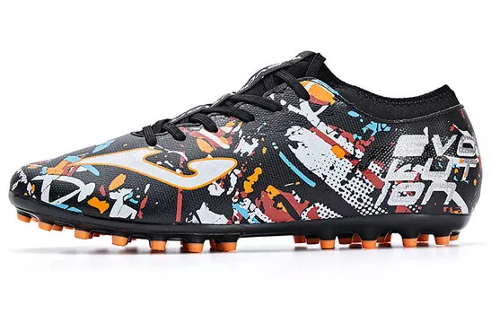 Футбольные бутсы Evolution мужские низкие черные/серые Joma