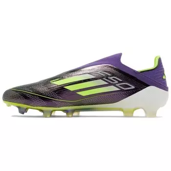 Футбольные бутсы F50 мужские низкие фиолетовые/черные Adidas