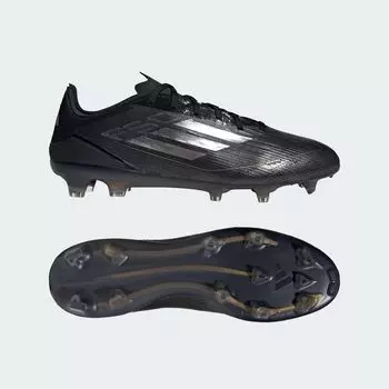 Футбольные бутсы F50 Pro для твердого грунта Adidas, цвет Core Black/Iron Metallic/Gold Metallic